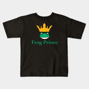 Frog Prince Fairy Tale Brothers Grimm Minimalism Folktale Kids T-Shirt